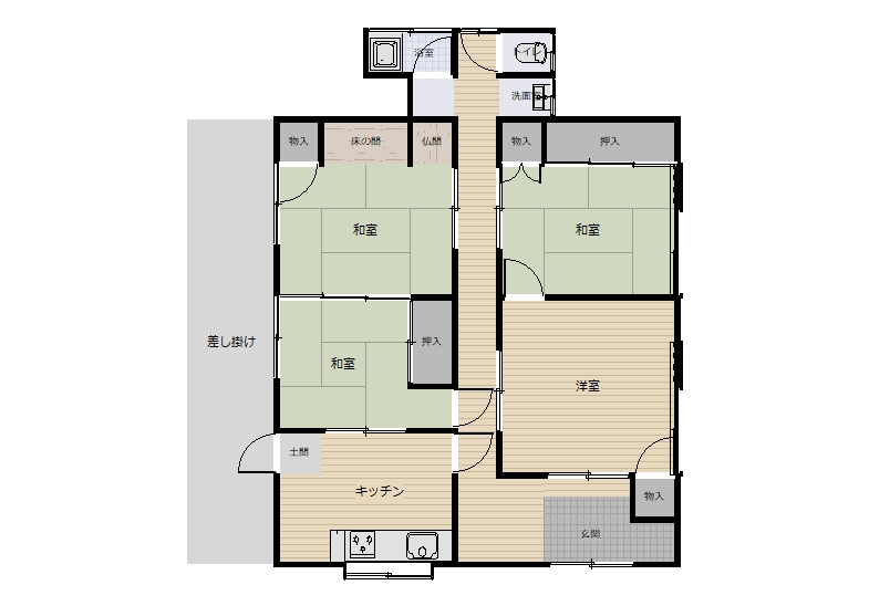 紀宝町 No.112 井田地区の家(内覧申込0・交渉中0) 3